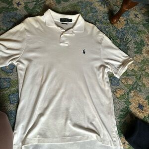 Men’s White polo